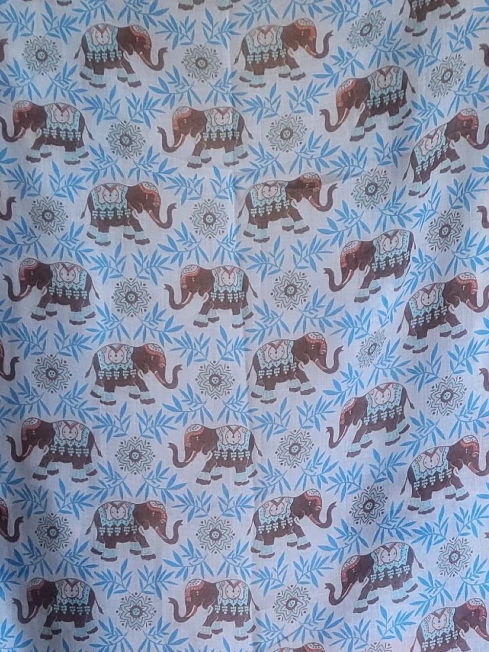 Joy Susan Lightweight Boho Elephant Print Scarf